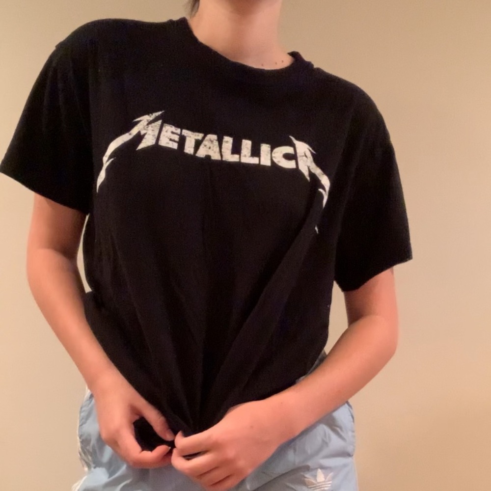 metallica band tee